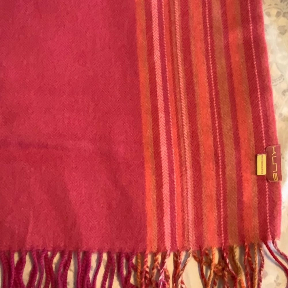 Kuna baby Alpaca fringe scarf